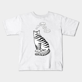 Kotastiia "Leave me alone" Kids T-Shirt